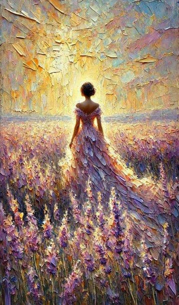 yamila velazquez - Hacia la Luz Eterna XL(No Reserva ), Antiek en Kunst