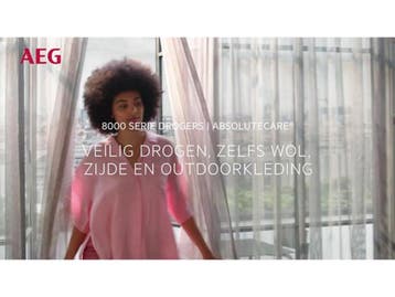 AEG TR869T4C - Warmtepompdroger - AbsoluteCare - Smart, Verzenden, Zo goed als nieuw
