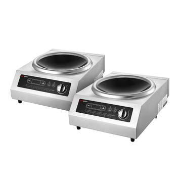 GGM Gastro | (2 stuks) Inductiewok - 3,5 kW - 1 kookzone - |, Verzenden, Nieuw in verpakking