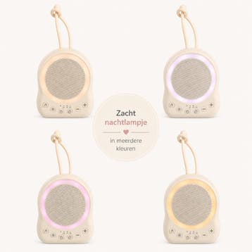 White Noise Baby &amp; Pink Noise Machine - Led Nachtlampje, Verzenden, Nieuw
