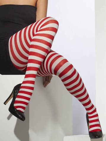 Panty rood/wit gestreept, Kleding | Dames, Ophalen of Verzenden, Nieuw