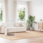 vidaXL Hoogpolig vloerkleed NAVARRA 240x340 cm polyester, Verzenden, Nieuw, Beige