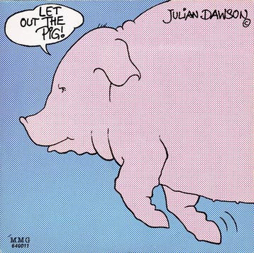 LP gebruikt - Julian Dawson - Let Out The Pig, Verzenden, Zo goed als nieuw, Overige formaten