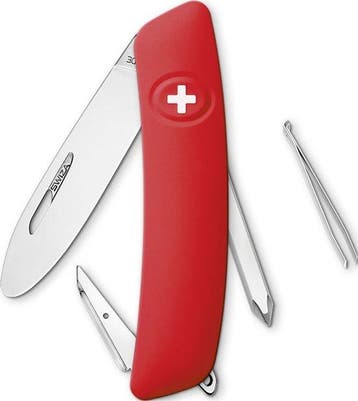 Swiza D02 Junior zakmes - Rood (Red) - blisterverpakking, Verzenden, Nieuw