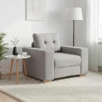 vidaXL Fauteuil Wolgrijs 100x78x80 cm Stof, Huis en Inrichting, Banken | Bankstellen, Verzenden, Nieuw, Eenpersoons, Stof