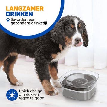 2dekans | Vulpes Goods® Drinkbak Hond - Waterbak voor Honden, Ophalen of Verzenden, Zo goed als nieuw