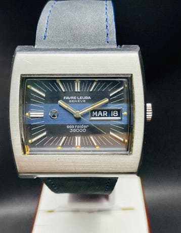 Favre-Leuba - Sea Raider 36000 Two Tone Automatic 1970-1979, Nieuw