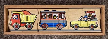 Jegro Puzzels met voertuigen, Verzenden, Nieuw