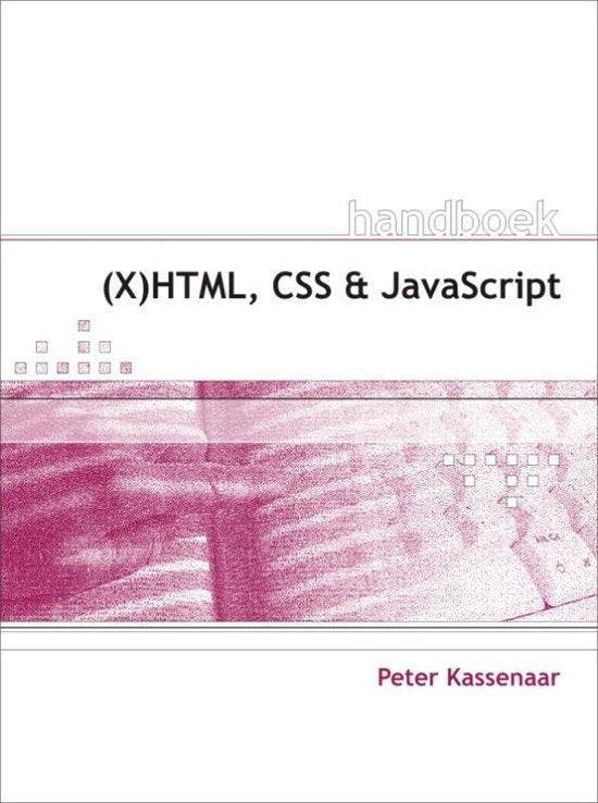 Handboek (X)HTML, CSS en JavaScript 9789059404144, Boeken, Overige Boeken, Zo goed als nieuw, Verzenden