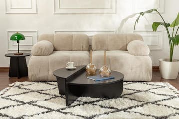 Asir 563NRD1902 Salontafel 90x90 Van 69 voor 39, Huis en Inrichting, 50 tot 100 cm, Rond, Nieuw, 5 – 50