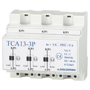 Socomec 192t1912 STROOMTRAFO TCA13-3P 3X125/5A, Ophalen of Verzenden, Nieuw
