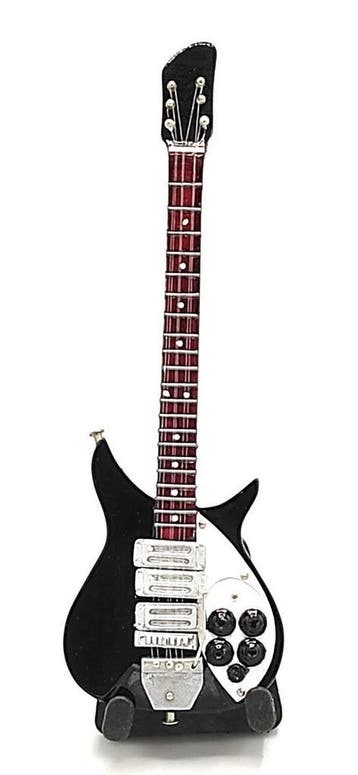 Baby miniatuur replica Rickenbacker gitaar 15 cm The Beatles, Ophalen of Verzenden, Nieuw, Pop, Beeldje of Miniatuur