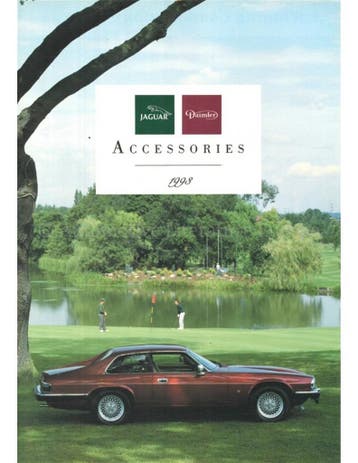 1993 JAGUAR | DAIMLER ACCESSOIRES BROCHURE ENGELS, Boeken, Auto's | Folders en Tijdschriften, Nieuw, Author