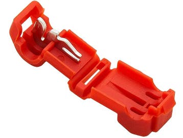 Kabelschoen Snelkoppeling draad connector - 0.5-1.0 mm2 - Ro, Ophalen of Verzenden, Nieuw