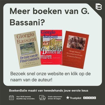 De tuin van de Finzi-Continis - G. Bassani 9789029071512, Boeken, Verzenden, Gelezen, G. Bassani