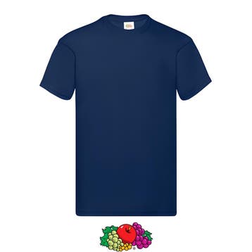Fruit of the Loom T-shirt Original T Navy Blauw, Nieuw, Overige maten, Fruit of the Loom, Verzenden