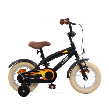 SJOEF Cruise Jongensfiets 12 inch - Mat Zwart, Fietsen en Brommers, Fietsen | Kinderfietsjes, Verzenden, Nieuw, Minder dan 16 inch