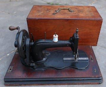 Verbesserte Singer Naaimachine - Fiddlebase - IJzer