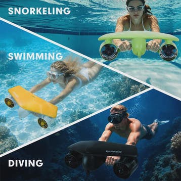 Krachtige Onderwater Scooter met 28lbs Stuwkracht - 50m Diep, Watersport en Boten, Verzenden, Nieuw