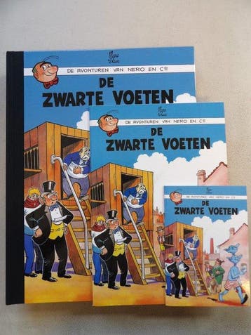 Nero - De zwarte voeten - luxe hardcover met zwart linnen, Nieuw