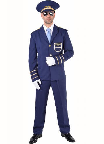 Pilotenpak blauw carnaval, Ophalen of Verzenden, Nieuw