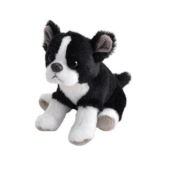 Wild Republic Boston Terrier knuffel - pluche - 13 cm - eco, Verzenden, Nieuw