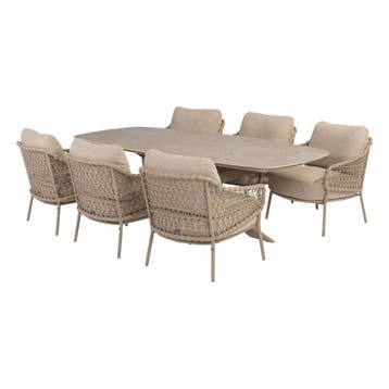 4 Seasons Outdoor Sardinia low dining stoel + Nevada low, Tuin en Terras, Tuinsets en Loungesets, Nieuw