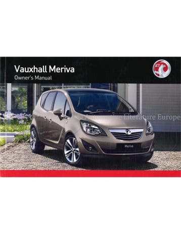 2013 VAUXHALL MERIVA INSTRUCTIEBOEKJE ENGELS
