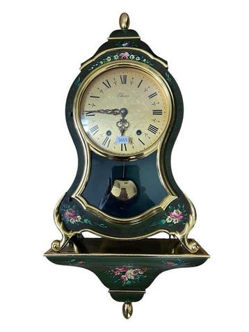 Klok - Eluxa - - Eik - 1960-1970 - Neuchâteloise Wall Clock, Antiek en Kunst, Antiek | Klokken