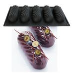 Martellato Siliconen Vorm Eclair Twist 120x40mm (5) 29x17cm, Verzenden, Nieuw