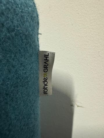 Rohde & Grahl - Poef - 105x105x45cm - Blauw, Werkplek, Ophalen of Verzenden, Gebruikt, Overige typen