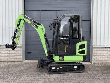 Eurotrac HE22-EV elektrische minigraver, Ophalen, Graafmachine