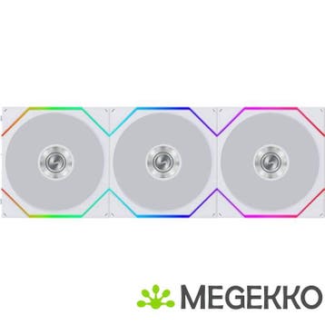 Lian Li UNI FAN TL FLEX 120 White (3pcs) with controller, Verzenden, Nieuw