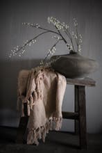 LUKSA houten vaas Anton antique grey 35 x 18 cm, Ophalen of Verzenden, Nieuw