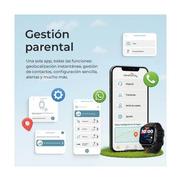 Bespaar familie slank 4g | Kind slimme horloge met GPS-lo..., Verzenden, Nieuw