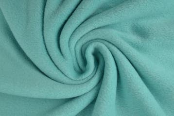 Polar fleece Turquoise - rol 10 meter, Verzenden, Nieuw