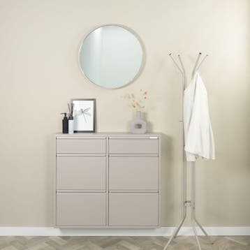 Spinder Design Billy 6 schoenenkast - silky taupe, Verzenden, Nieuw
