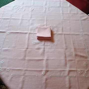 Tafelkleed (10) - 106 cm - 103 cm - Tafelkleed en servetten