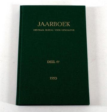 47 Jaarboek centraal bureau voor genealogie, Verzenden, Gelezen