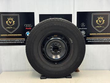 1 stuk org.stalen velg met zomerband Fiat Ducato 2014 5x118, Gebruikt, 16 inch, Banden en Velgen, Personenwagen