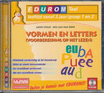 Edurom Taal Vormen en Letters groep 1-2, Verzenden, Nieuw