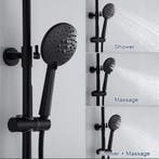 Regendouche zwart thermostatische doucheset douchekraan, Doe-het-zelf en Verbouw, Sanitair, Nieuw, Douche
