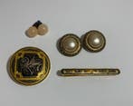 Themacollectie - Broche, stropdasspeld, een paar, Antiek en Kunst