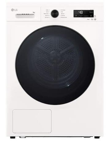 LG RHX1009NWK wasdroger Vrijstaand Voorlader 9 kg Wit595, Overige typen, Nieuw, Ophalen of Verzenden, Anti-kreukfase