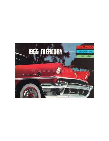 1955 MERCURY PROGRAMMA BROCHURE ENGELS (USA), Nieuw, Author