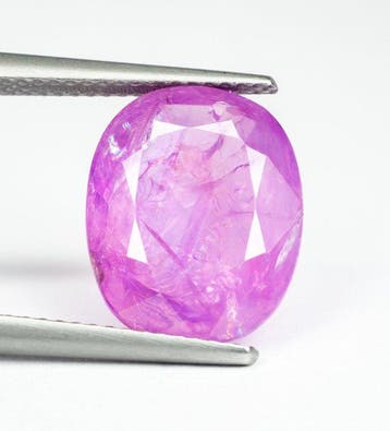 Saffier - 7.48 ct - Antwerp Laboratory for Gemstone Testing, Nieuw