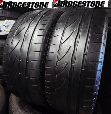 2x 205 55 R15 BRIDGESTONE 6mm €50 P.S GEMONTEERD EN AL, Ophalen, Gebruikt, 15 inch, 205 mm