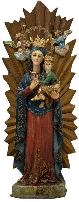 OLOT - sculptuur, VIRGEN DEL PERPETUO SOCORRO - 44 cm -