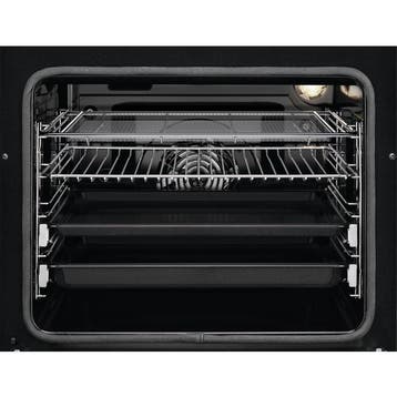 AEG CIB6733ACM Fornuis 60 cm Inductie Double Oven Zwart/RVS, Ophalen of Verzenden, Nieuw