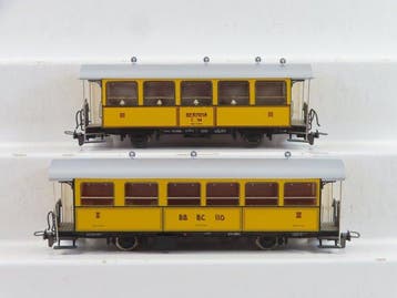 Bemo H0m - 3233 160/3238 164 - Modeltrein personenwagen (2), Nieuw